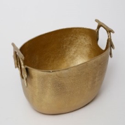 197916 קערת קרח לשמפניות BrassGold 2P 33X33X50