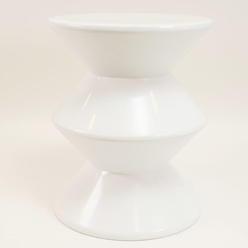 שולחן צד לבן