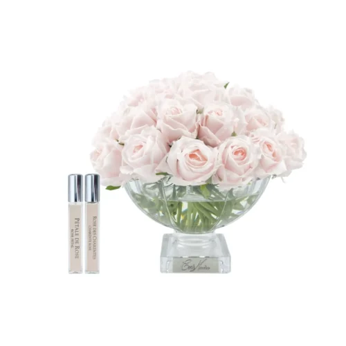 37 ורדים ורודים בכלי יוקרתי