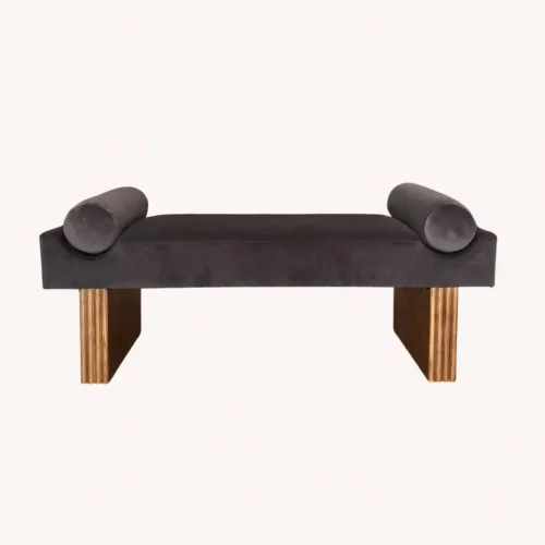 ספסל כריות חום