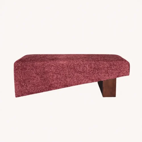 ספסל משולשים בורדו