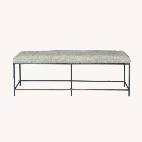 ספסל מתכת קלאסי ירוק